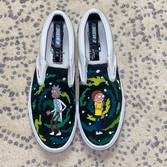 rick and morty vans shoes